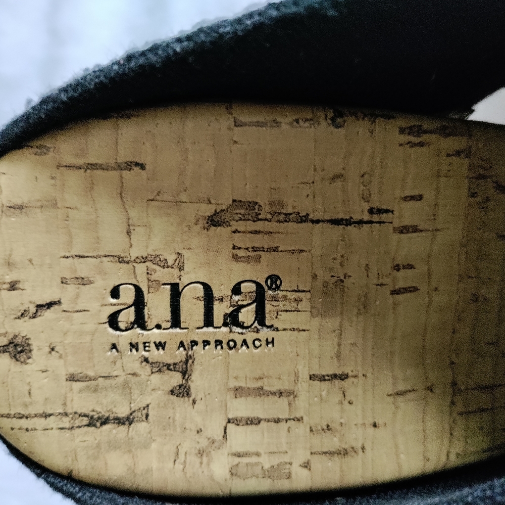 Ana New Approach cork and black wedges - Picture 12 of 13
